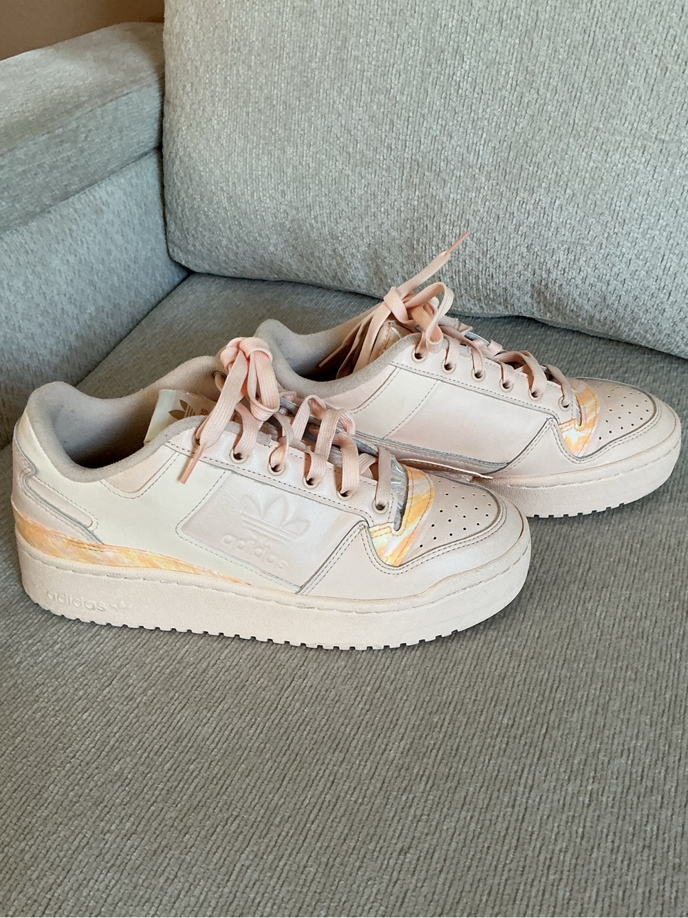 adidas Originals Forum Bold Her Vegan Platform Sneakers - Bliss Orange